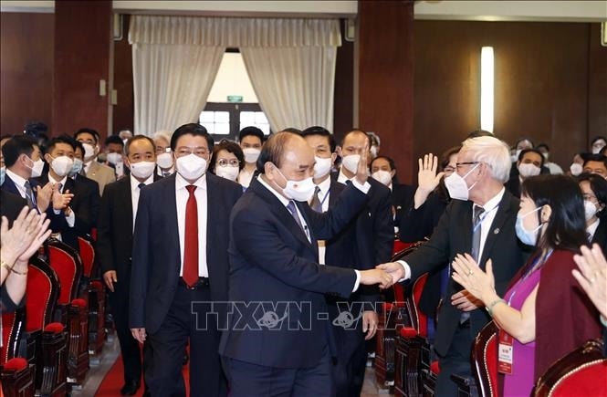 Chủ tịch nước Nguyễn Xuân Phúc dự Đại hội đại biểu Luật sư toàn quốc lần thứ 3.