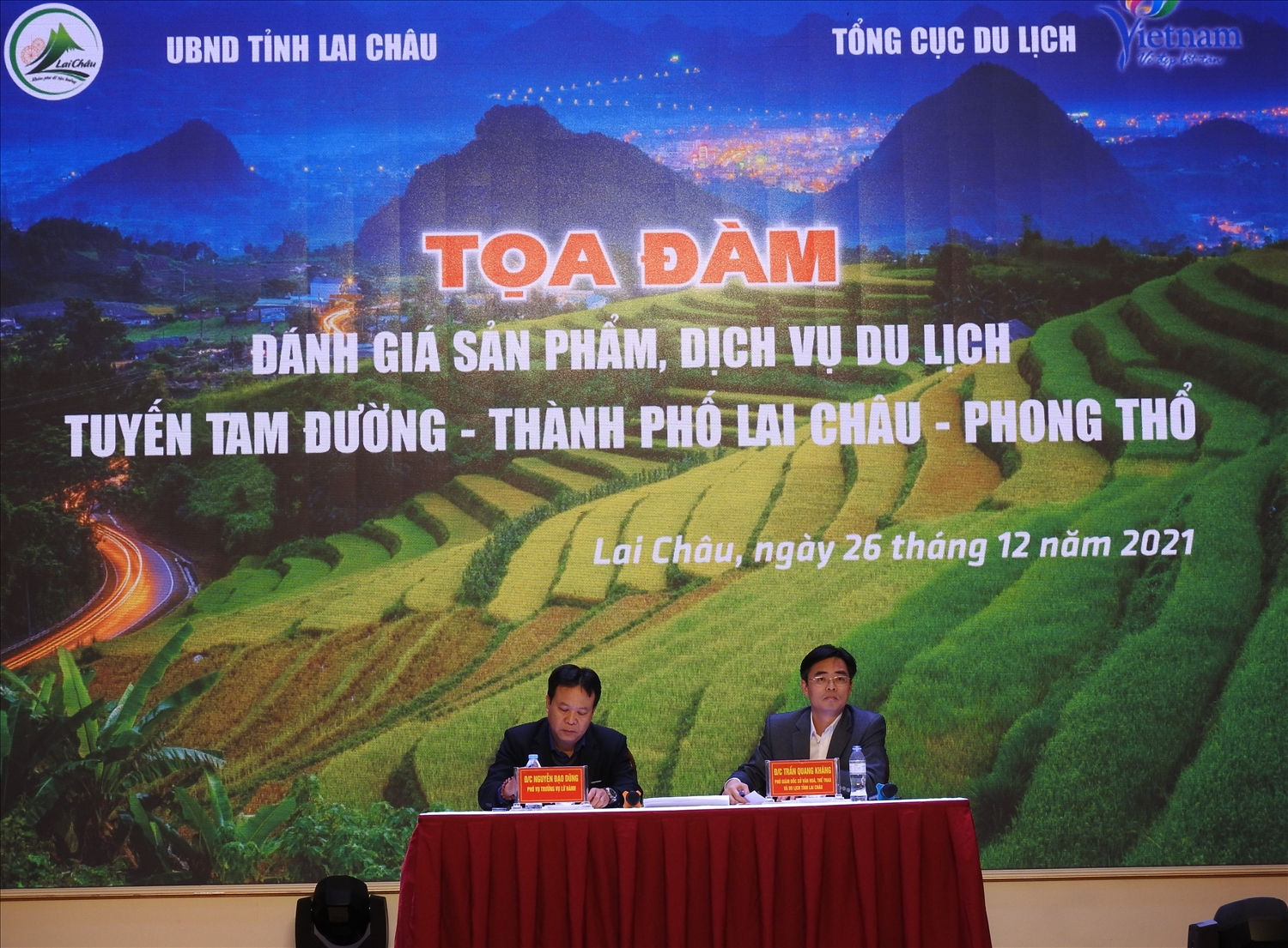 Ông Nguyễn Đạo Dũng, Phó Vụ trưởng vụ Lữ hành, Tổng cục Du lịch Việt Nam  phát biểu tại buổi tọa đàm.