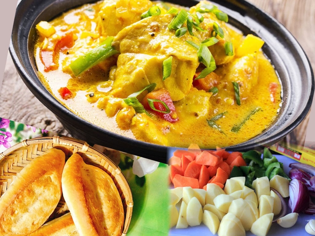 Hấp dẫn món cà ri chà của người Chăm