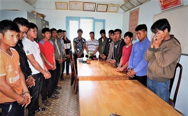 Các đối tượng phá rừng, khai thác lâm sản trái phép trong Khu Bảo tồn thiên nhiên Ea Sô