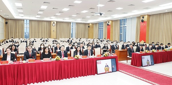 Toàn cảnh Hội nghị tại Điểm cầu Trụ sở chính