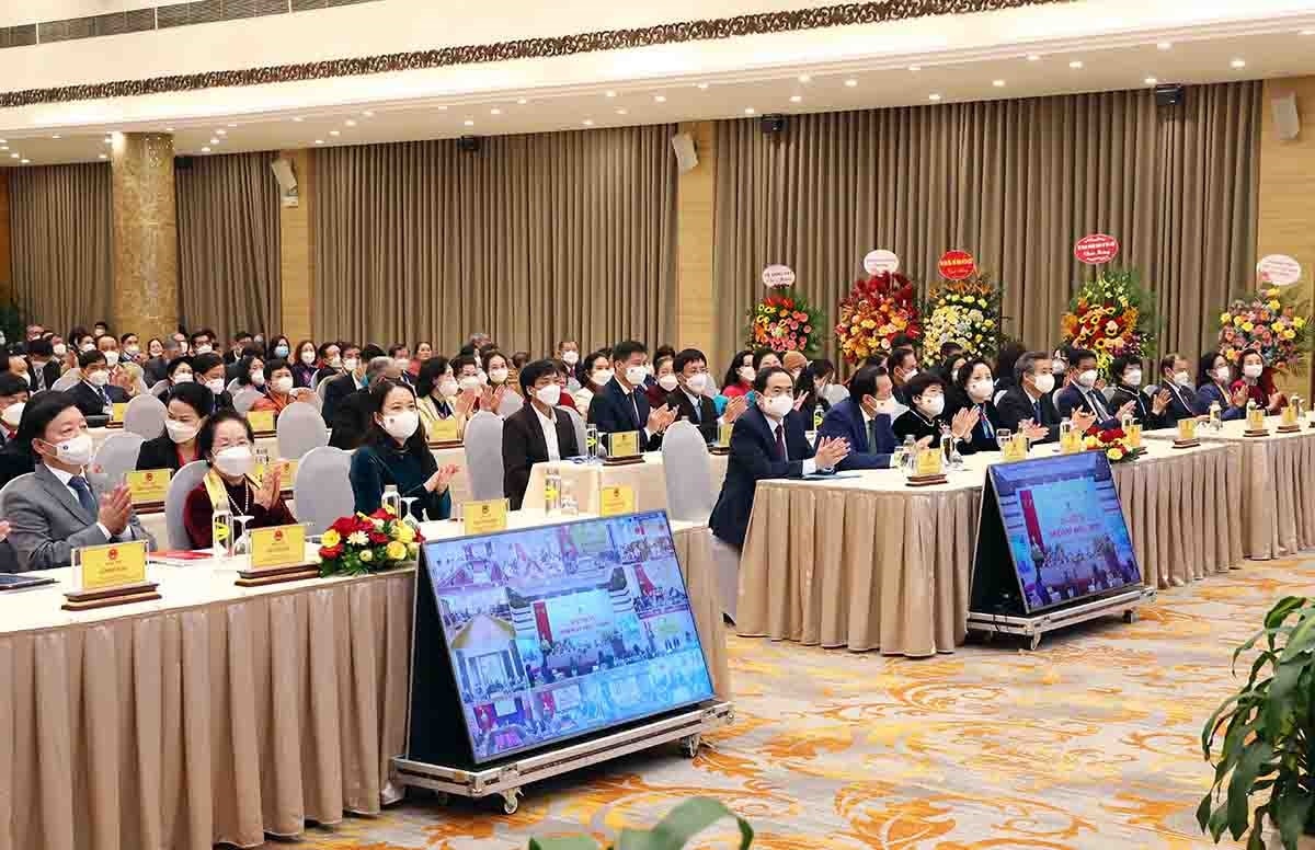 Các đại biểu dự Đại hội tại điểm cầu chính Hà Nội