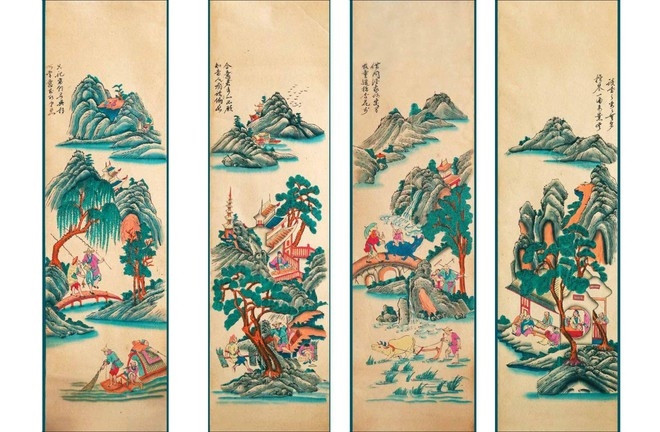 Tranh tứ dân - 