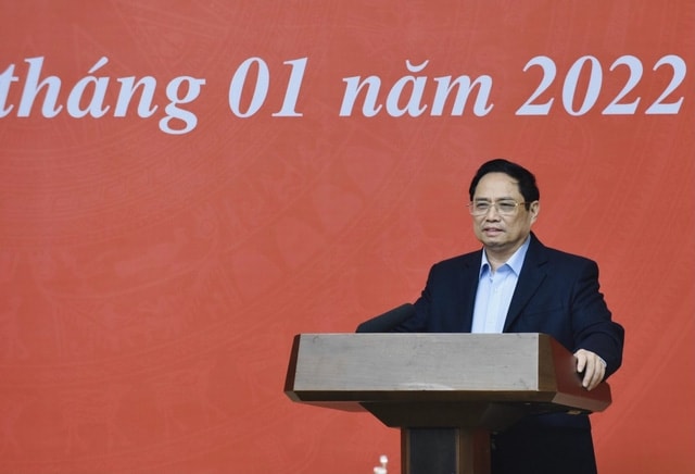 Thủ tướng Phạm Minh Chính: Việc xây dựng thành công Cơ sở dữ liệu quốc gia về dân cư và hệ thống sản xuất, cấp và quản lý căn cước công dân đã góp phần thúc đẩy xây dựng Chính phủ điện tử, Chính phủ số, kinh tế số, xã hội số. Ảnh: VGP/Nhật Bắc Thủ tướng Phạm Minh Chính: Việc xây dựng thành công Cơ sở dữ liệu quốc gia về dân cư và hệ thống sản xuất, cấp và quản lý căn cước công dân đã góp phần thúc đẩy xây dựng Chính phủ điện tử, Chính phủ số, kinh tế số, xã hội số. Ảnh: VGP/Nhật Bắc
