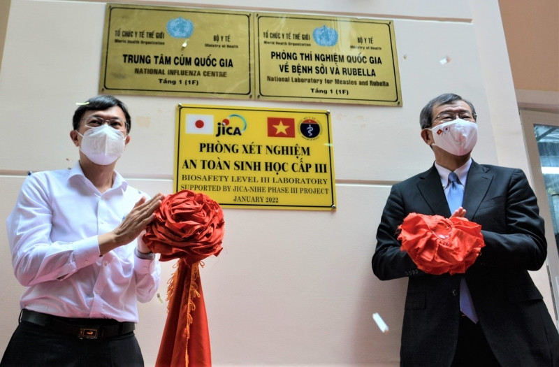JICA hỗ trợ gần 40 tỷ đồng xây phòng xét nghiệm an toàn sinh học cấp độ 3 