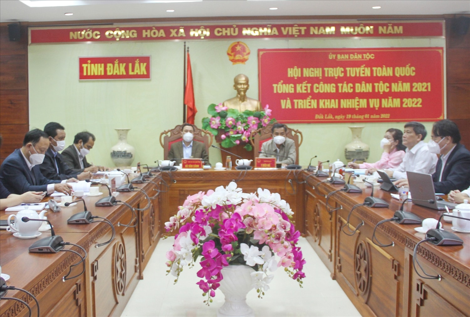 Điểm cầu trực tuyến tại tỉnh Đắk Lắk