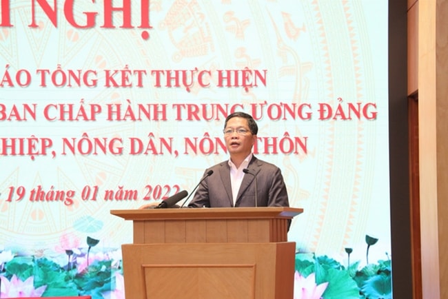 Trưởng Ban Kinh tế Trung ương Trần Tuấn Anh: Sau hơn 13 năm thực hiện Nghị quyết 26-NQ/TW, nông nghiệp, nông thôn nước ta đã đạt được nhiều thành tựu quan trọng, có ý nghĩa to lớn, bao trùm, toàn diện. (Ảnh: VGP) Trưởng Ban Kinh tế Trung ương Trần Tuấn Anh: Sau hơn 13 năm thực hiện Nghị quyết 26-NQ/TW, nông nghiệp, nông thôn nước ta đã đạt được nhiều thành tựu quan trọng, có ý nghĩa to lớn, bao trùm, toàn diện. (Ảnh: VGP)
