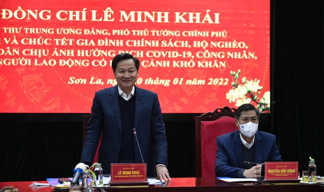 Phó Thủ tướng Lê Minh Khái phát biểu tại buổi lễ. Ảnh: VGP/Trần Mạnh