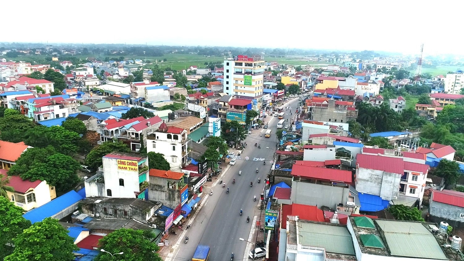 Quy hoạch chung của thị xã Phổ Yên đến năm 2035 là 25.888ha. Quy hoạch chung của thị xã Phổ Yên đến năm 2035 là 25.888ha.