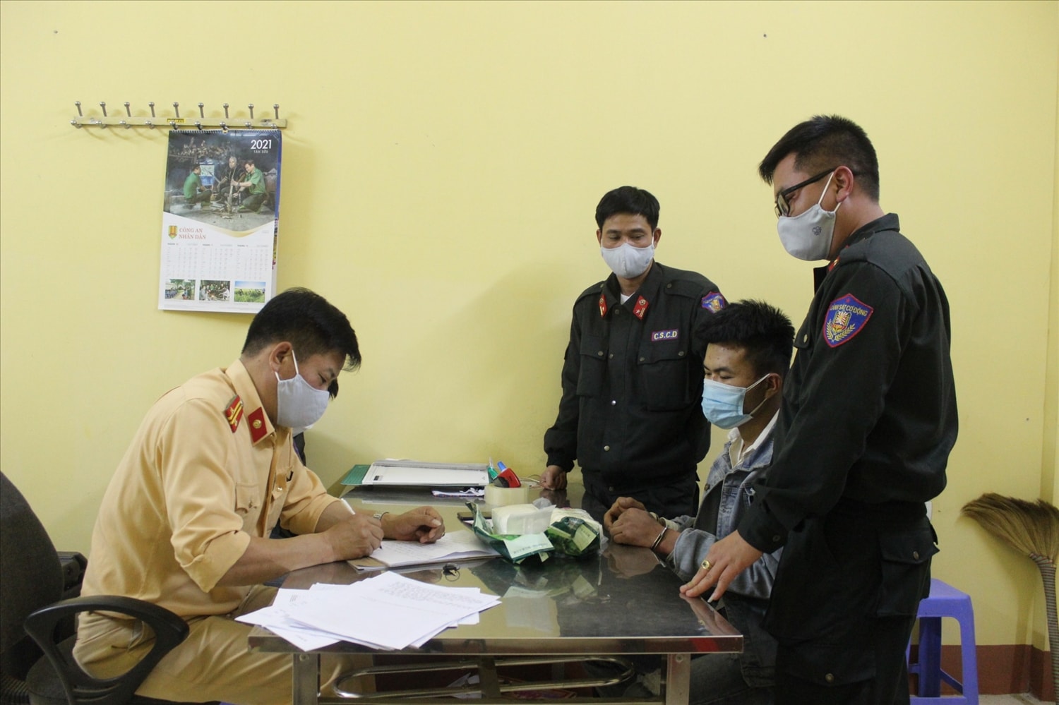 Công an tỉnh Điện Biên phát  hiện bắt quả tang 1 đối tượng về hành vi vận chuyển trái phép chất ma túy