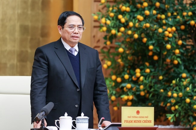 Thủ tướng Phạm Minh Chính khẳng định, chúng ta đã đạt mục tiêu đã đề ra trong việc tổ chức Tết Nguyên đán an ninh, an toàn, an dân. (Ảnh: VGP/Nhật Bắc) Thủ tướng Phạm Minh Chính khẳng định, chúng ta đã đạt mục tiêu đã đề ra trong việc tổ chức Tết Nguyên đán an ninh, an toàn, an dân. (Ảnh: VGP/Nhật Bắc)