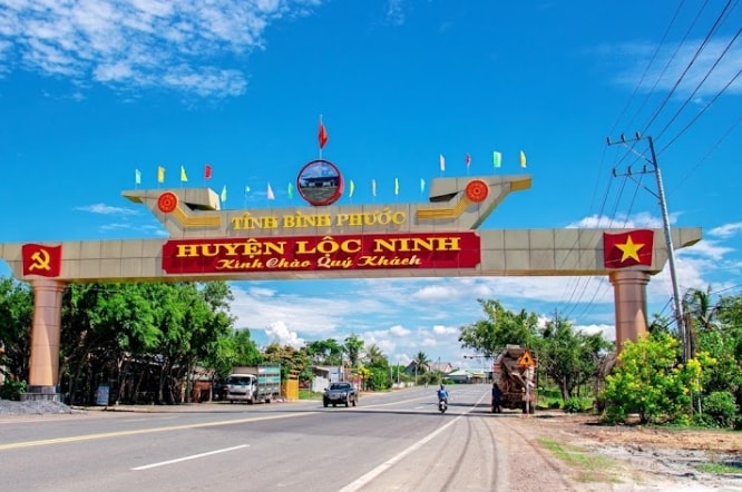 Cửa ngõ huyện Lộc Ninh hôm nay