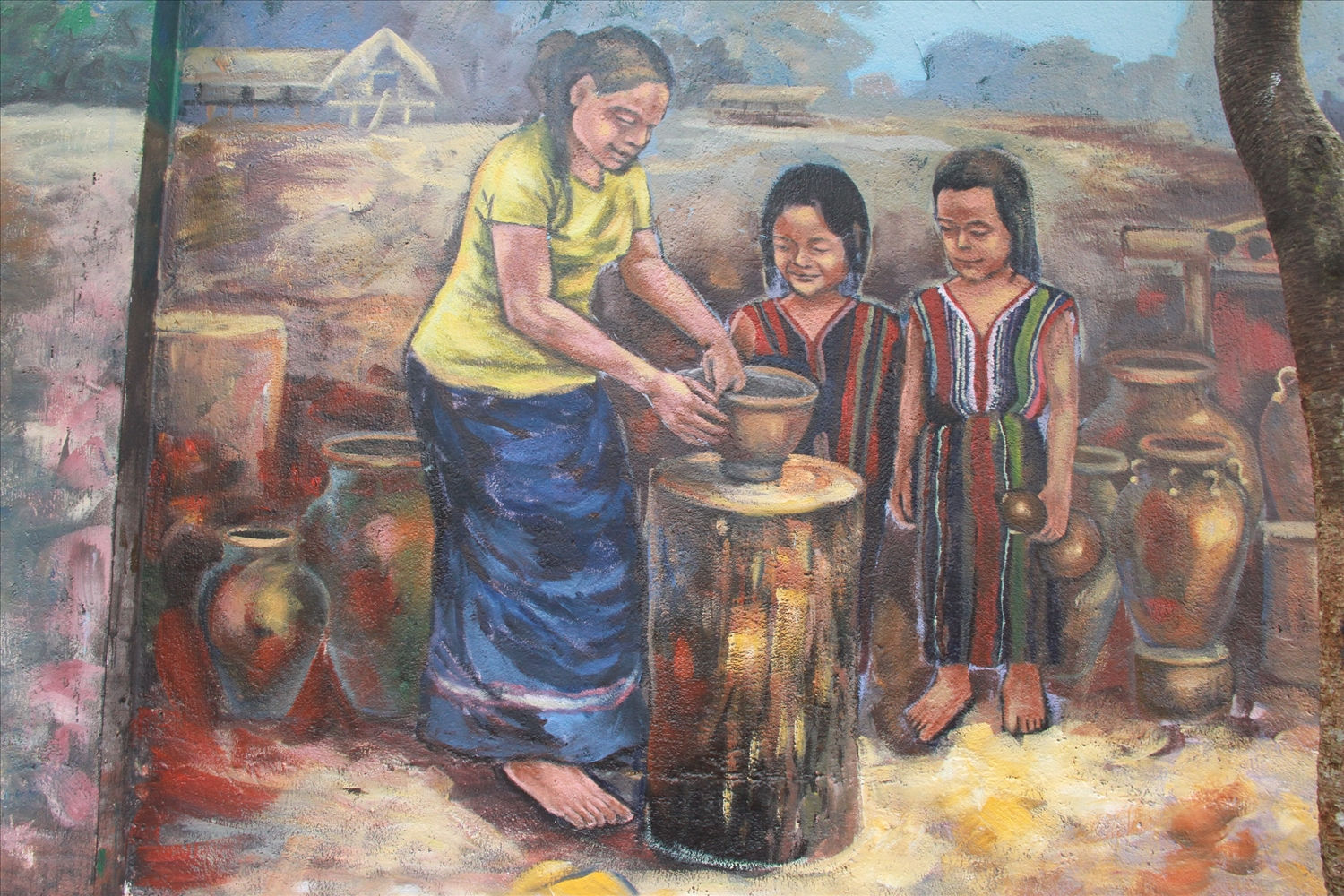 Ấn tượng “Buôn bích họa” đậm chất Tây Nguyên 7