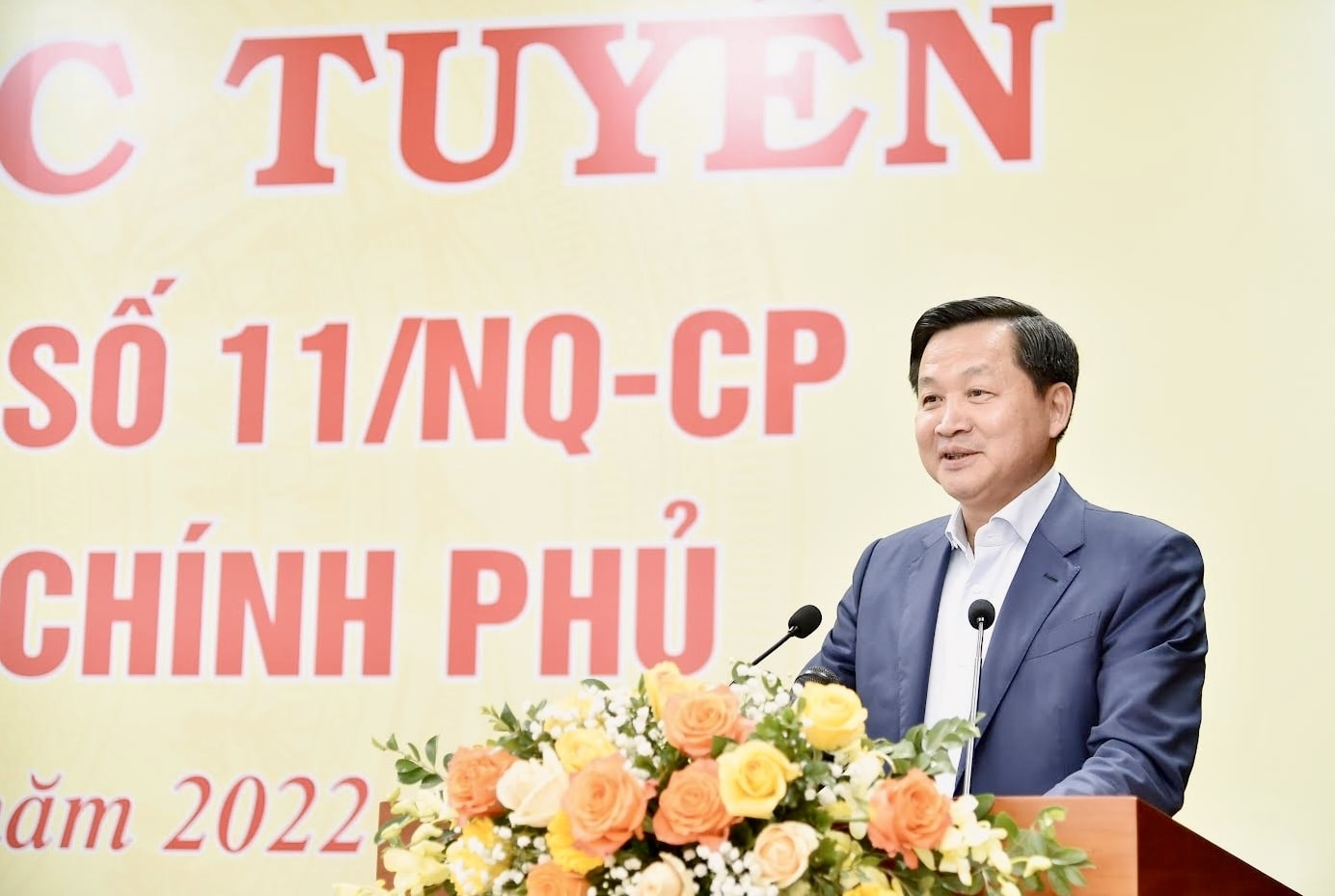 Phó Thủ tướng Lê Minh Khái phát biểu chỉ đạo tại Hội nghị Phó Thủ tướng Lê Minh Khái phát biểu chỉ đạo tại Hội nghị