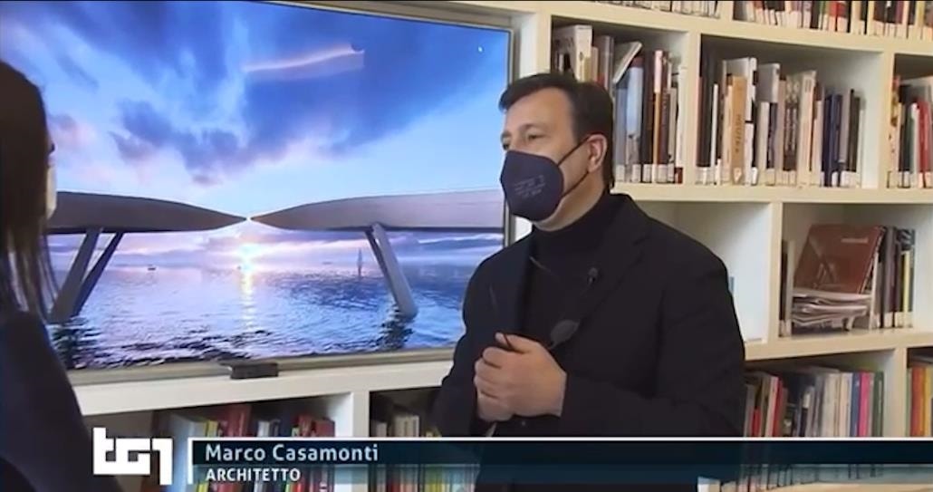 Kiến trúc sư Marco Casamonti hào hứng cho biết ý tưởng về cây cầu 