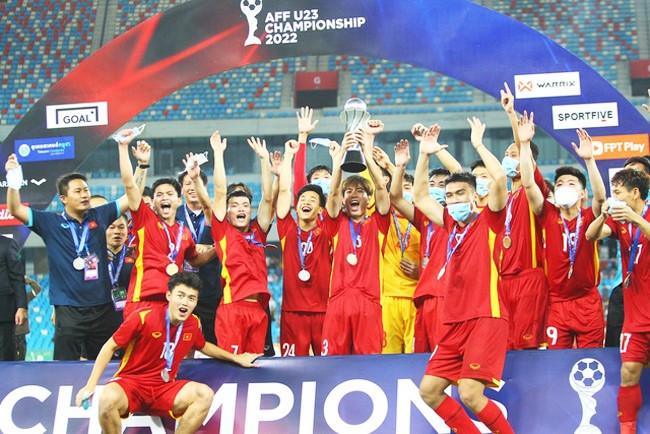 Đội tuyển U23 Việt Nam đã vô địch Giải Bóng đá U23 Đông Nam Á sau khi chiến thắng đội tuyển U23 Thái Lan với tỷ số 1-0