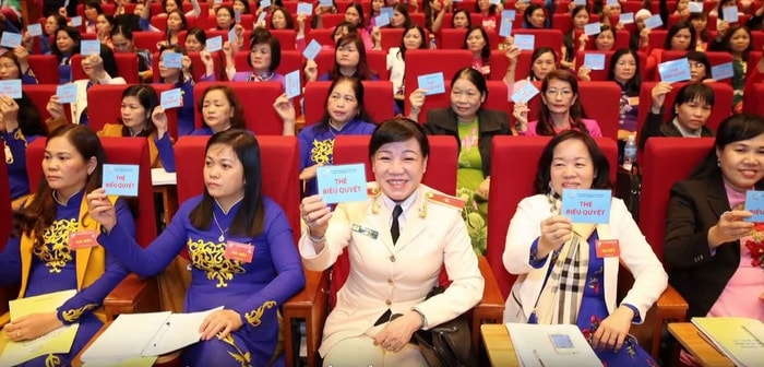 Các đại biểu dự Đại hội đại biểu phụ nữ toàn quốc lần thứ XII - (Ảnh tư liệu)