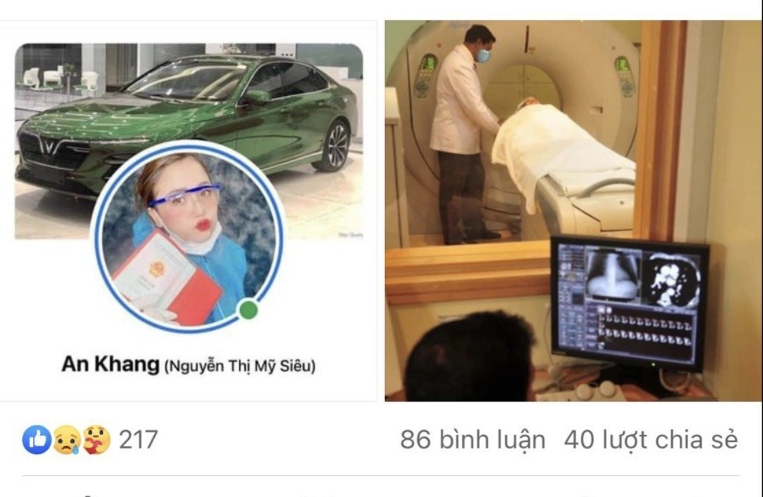 Nguyễn Thị Mỹ Siêu dùng tài khoản Facebook “An Khang” để đăng thông tin sai sự thật Nguyễn Thị Mỹ Siêu dùng tài khoản Facebook “An Khang” để đăng thông tin sai sự thật