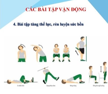 Các bài tập vận động nâng cao sức khỏe cho F0 điều trị tại nhà 
