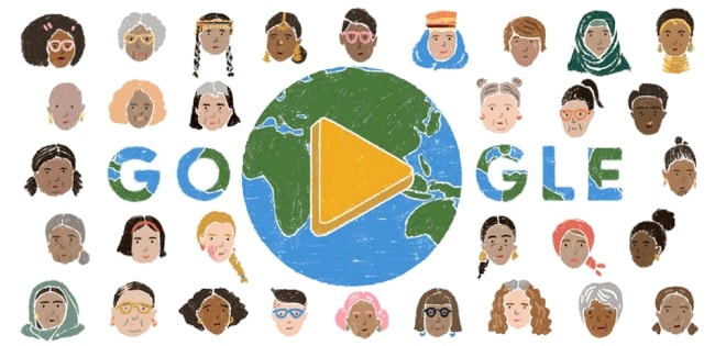 Google tôn vinh hình ảnh người phụ nữ nhân dịp 8/3
