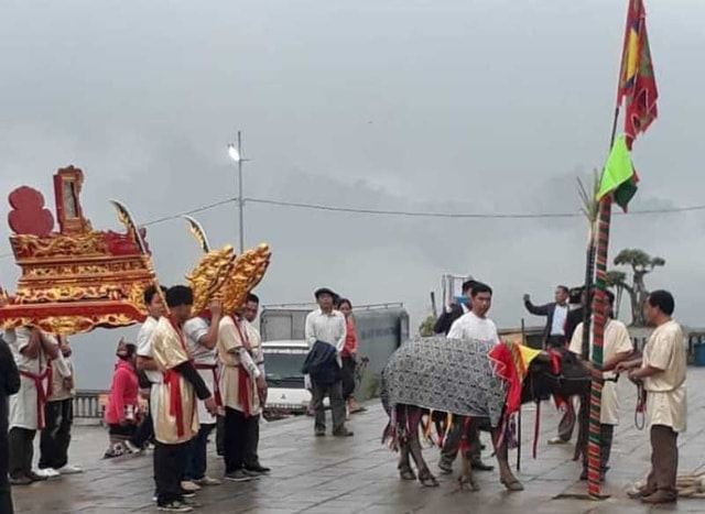Lễ rước trâu. (Ảnh tư liệu) Lễ rước trâu. (Ảnh tư liệu)