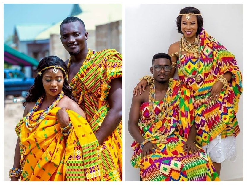 Những bộ kente đôi 