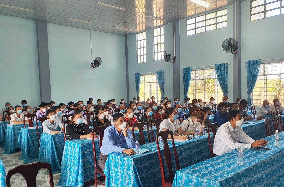 Mỗi buổi tuyên truyền có khoảng 100 đại biểu tham dự
