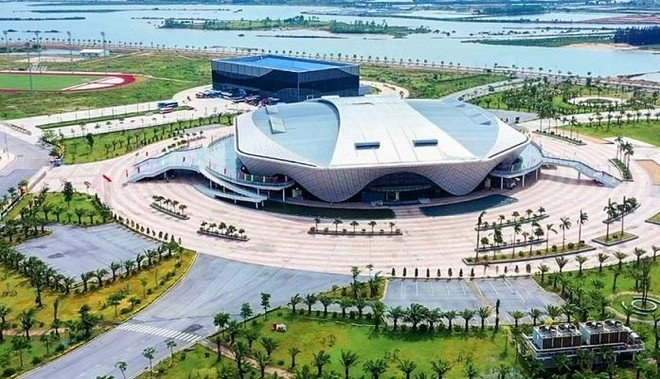 Nhà thi đấu Đại Yên (Quảng Ninh) nơi tổ chức môn bóng chuyền SEA Game 31