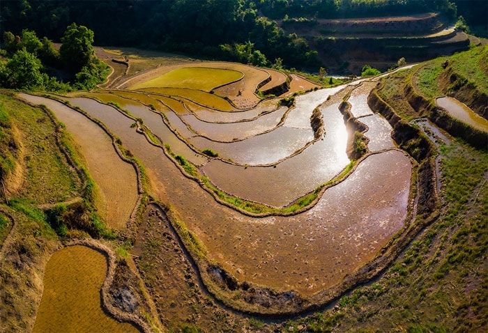 Chiêm ngưỡng ruộng bậc thang Mẫu Sơn mùa nước đổ 9