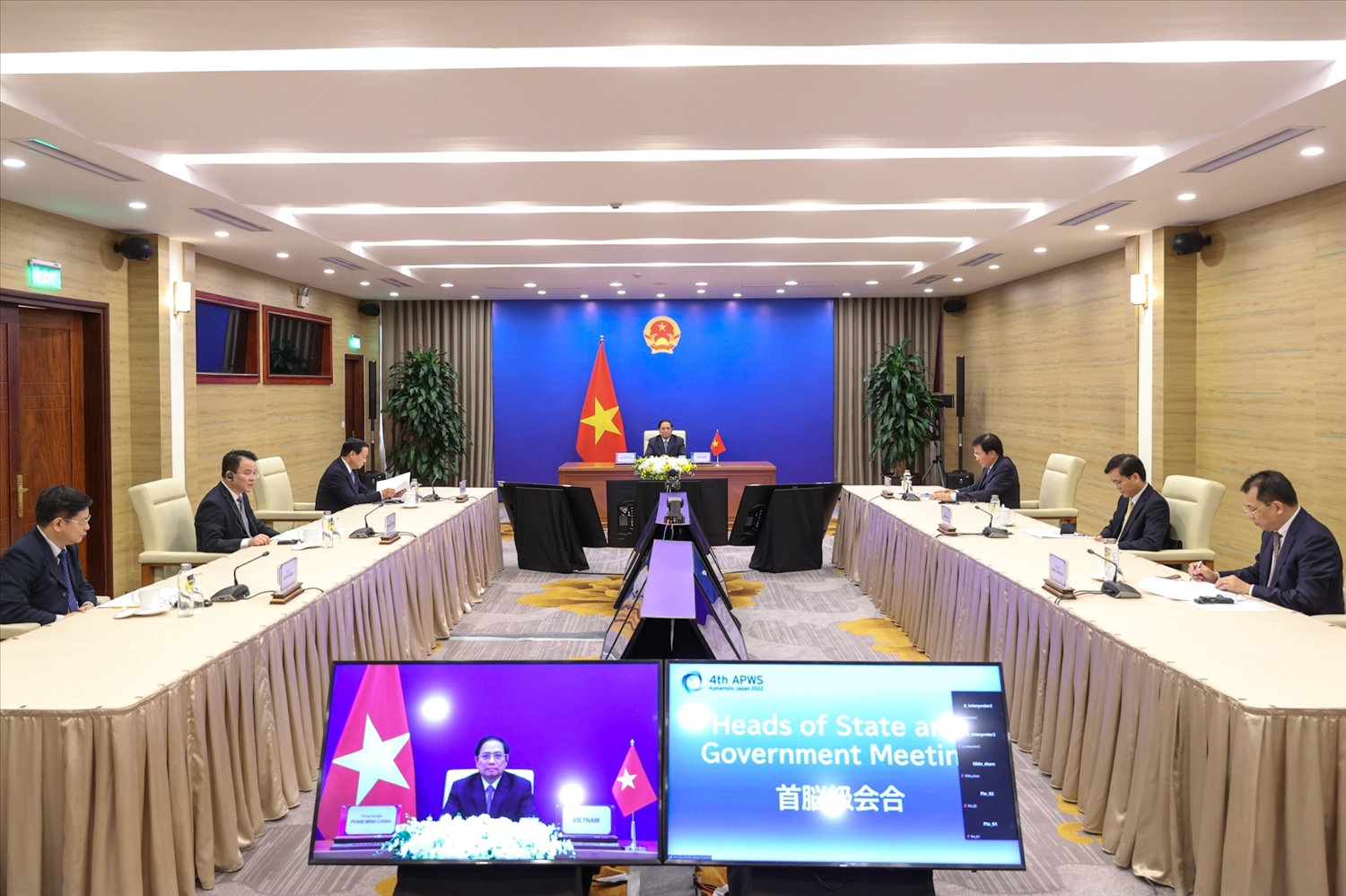 Thủ tướng cũng khẳng định ủng hộ Tuyên bố Kumamoto do Chính phủ Nhật Bản đưa ra tại Hội nghị. Ảnh: VGP/Nhật Bắc