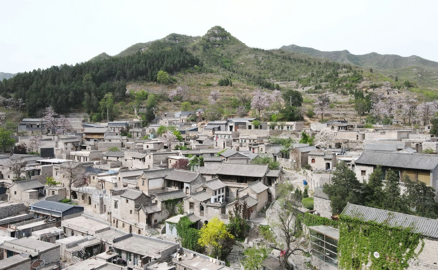 Làng Lvjia nhìn từ trên cao