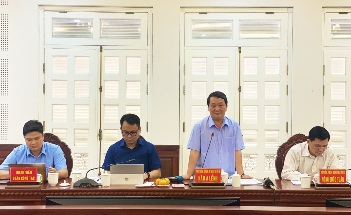 Bộ trưởng, Chủ nhiệm UBDT Hầu A Lềnh đánh giá cao những chính sách dân tộc đặc thù của tỉnh Gia Lai 