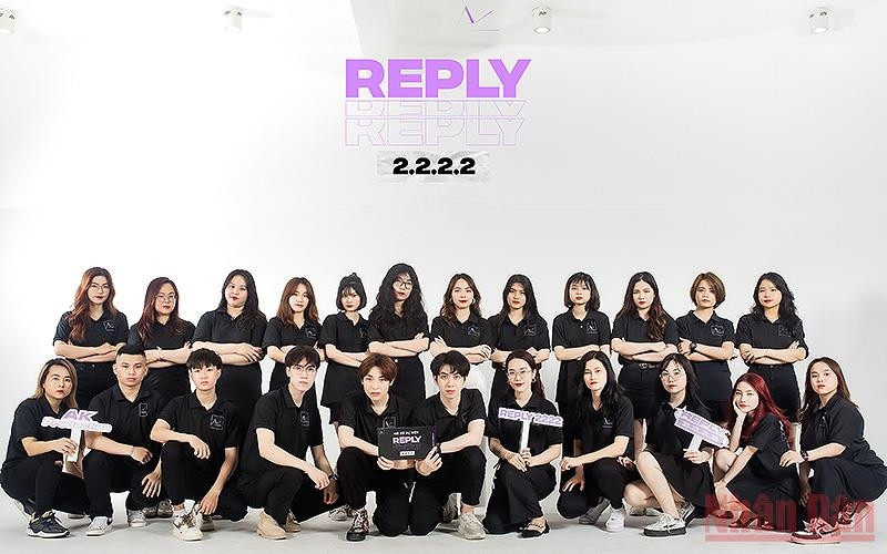 Các thành viên Dự án “Reply 2222” đều là những sinh viên trẻ đến từ Trường Đại học Văn hóa Hà Nội