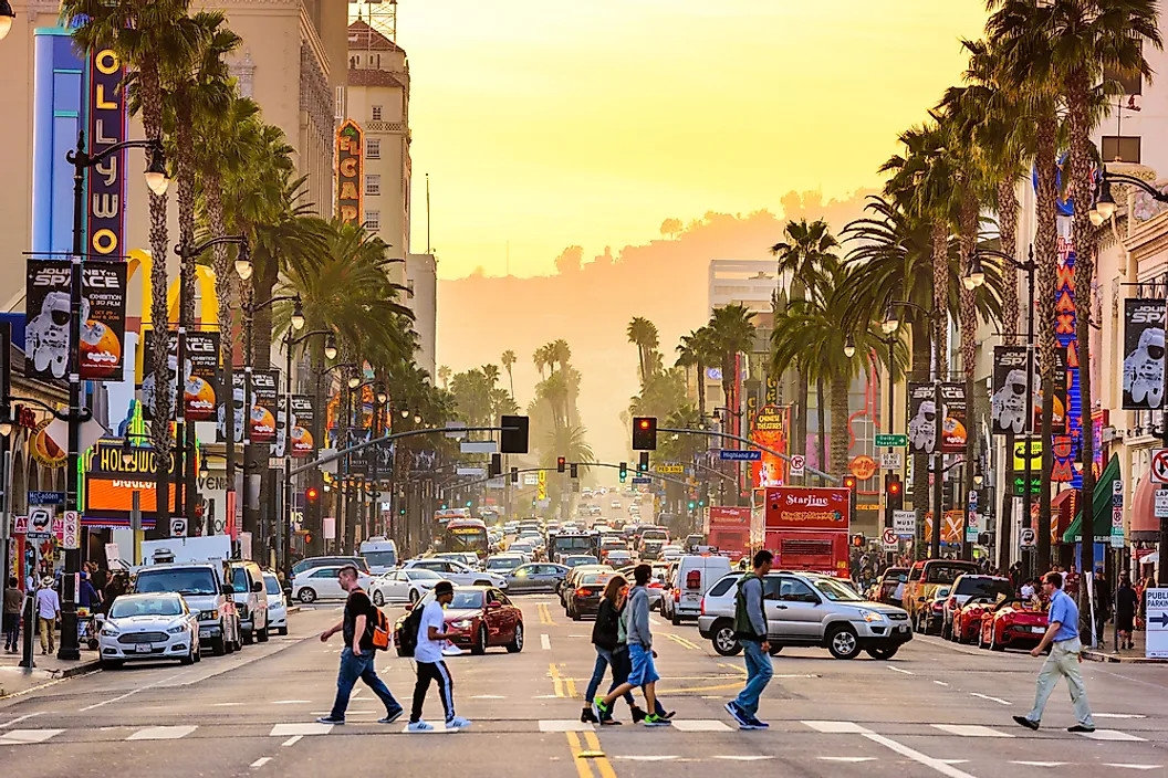 Đại lộ Hollywood ở Los Angeles, California (Mỹ) điểm đến yêu thích của nhiều du khách