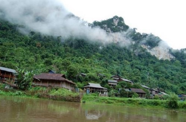 Vẻ đẹp thơ mộng của bản Pác Ngòi, xã Nam Mẫu, huyện Ba Bể, tỉnh Bắc Kạn.
