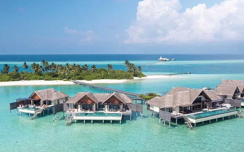 Những ngôi nhà nổi ở Maldives 