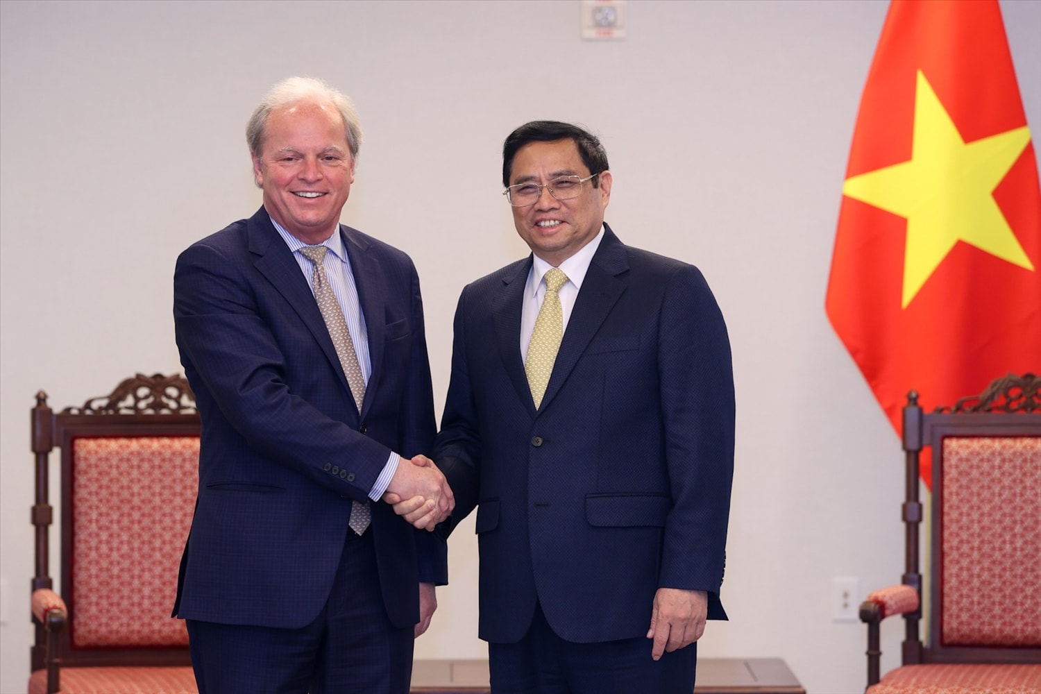 Thủ tướng Phạm Minh Chính tiếp ông Axel Van Trotsenburg, Tổng Giám đốc điều hành Ngân hàng Thế giới (WB) - Ảnh: VGP/Nhật Bắc Thủ tướng Phạm Minh Chính tiếp ông Axel Van Trotsenburg, Tổng Giám đốc điều hành Ngân hàng Thế giới (WB) - Ảnh: VGP/Nhật Bắc