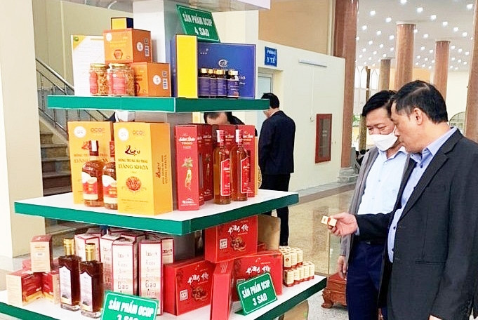 Hội chợ Thương mại miền Tây Thanh Hóa năm 2022 với quy mô khoảng 240 gian hàng. (Ảnh minh họa)