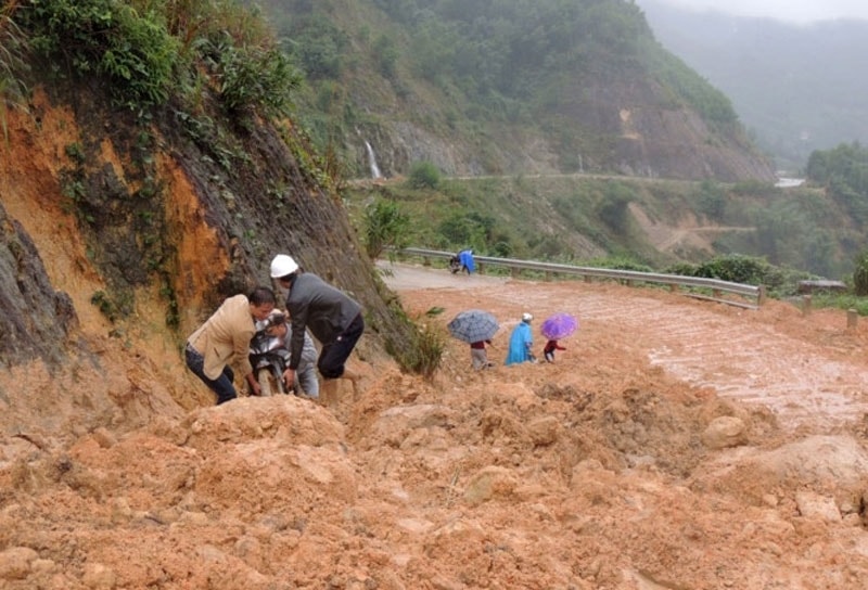 Nguy cơ rất cao xảy ra lũ quét, sạt lở đất tại các tỉnh miền núi phía Bắc. (Ảnh minh họa)
