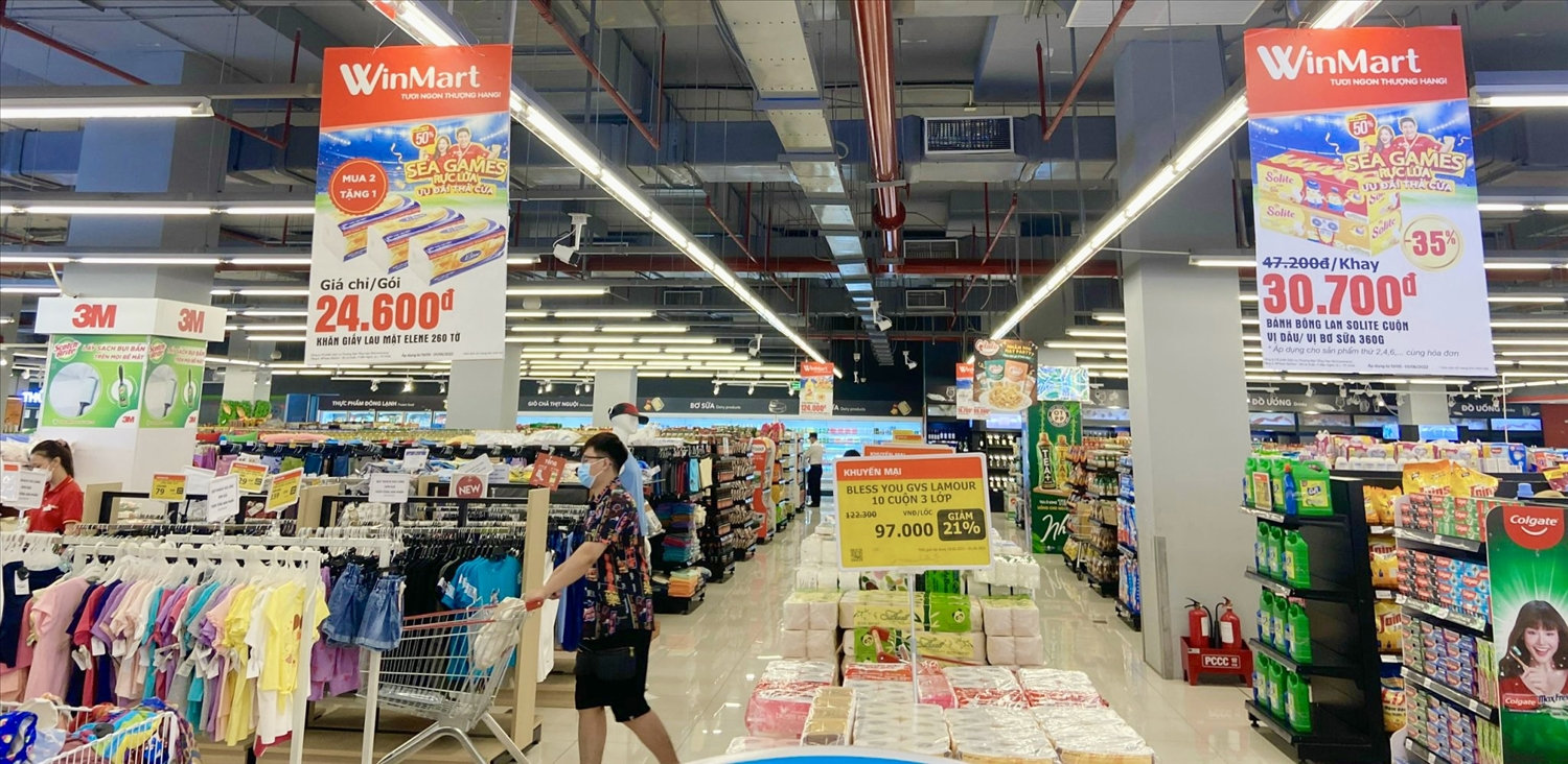 Hệ thống WinMart/WinMart+ với gần 3000 siêu thị và cửa hàng trên toàn quốc