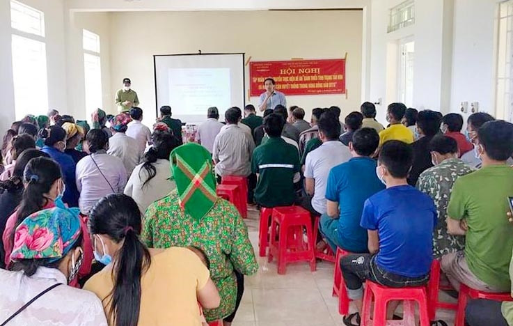 Một buổi tuyên truyền cho đồng bào DTTS về thực trạng tảo hôn và hôn nhân cận huyết thống