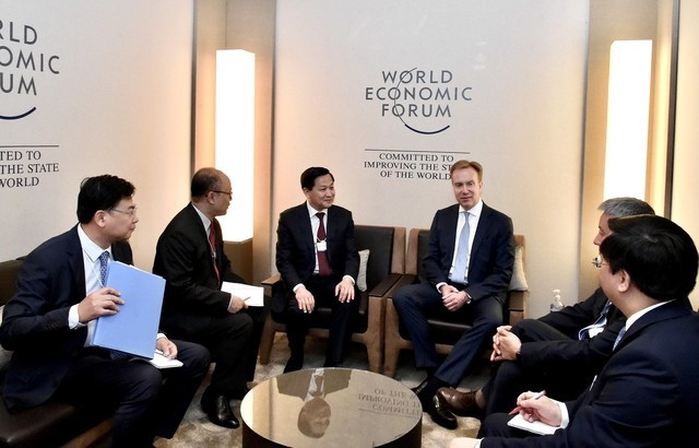 Quan hệ đối tác Việt Nam - WEF ngày càng phát triển tích cực và thực chất. Ảnh VGP/Trần Mạnh Quan hệ đối tác Việt Nam - WEF ngày càng phát triển tích cực và thực chất. Ảnh VGP/Trần Mạnh
