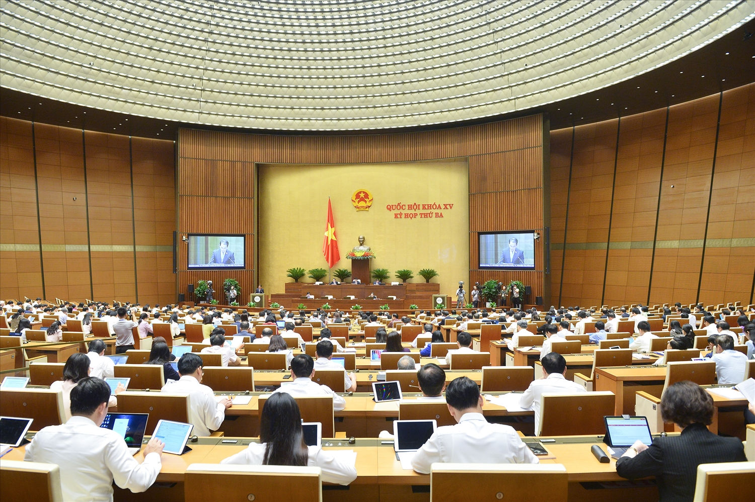 Quang cảnh phiên họp