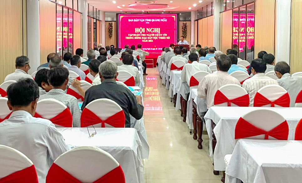 Quang cảnh Hội nghị tập huấn