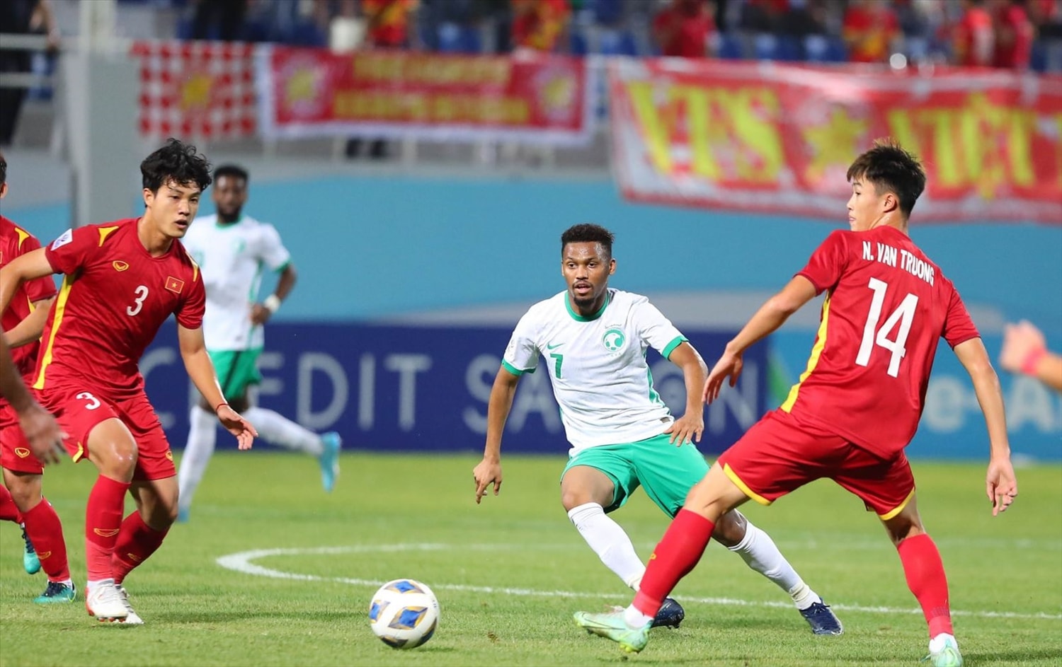 U23 Việt Nam đã không thể tạo nên bất ngờ trước U23 Saudi Arabia. Ảnh: VFF U23 Việt Nam đã không thể tạo nên bất ngờ trước U23 Saudi Arabia. Ảnh: VFF