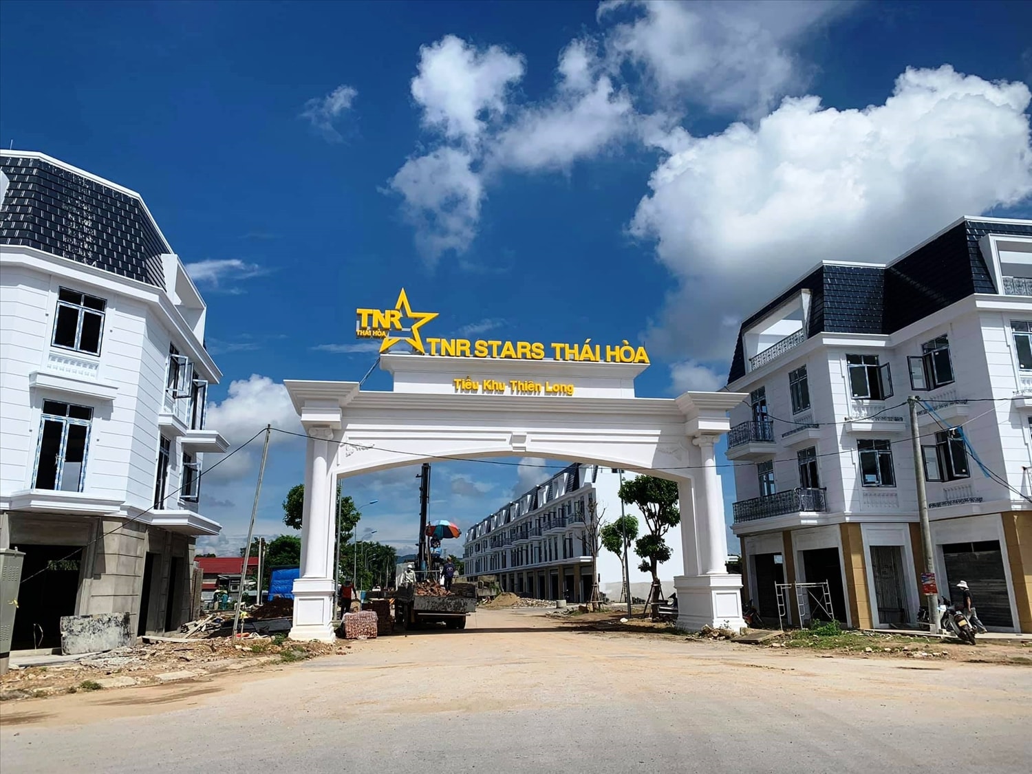 Dự án TNR gồm tổ hợp Biệt thự, liền kề, shophouse, nhà vườn đang dần hình thành ở Thái Hòa Dự án TNR gồm tổ hợp biệt thự, liền kề, shophouse, nhà vườn đang dần hình thành ở Thái Hòa