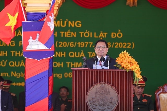 Thủ tướng Chính phủ Phạm Minh Chính: Quan hệ đoàn kết hữu nghị truyền thống Việt Nam – Campuchia là tài sản vô giá - Ảnh: VGP/Nhật Bắc Thủ tướng Chính phủ Phạm Minh Chính: Quan hệ đoàn kết hữu nghị truyền thống Việt Nam – Campuchia là tài sản vô giá - Ảnh: VGP/Nhật Bắc