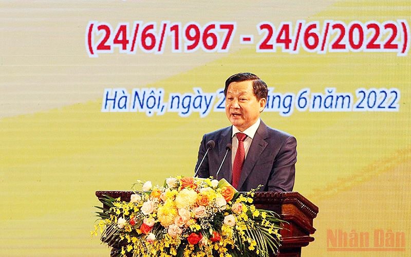 Phó Thủ tướng Lê Minh Khái phát biểu tại Lễ kỷ niệm Phó Thủ tướng Lê Minh Khái phát biểu tại Lễ kỷ niệm