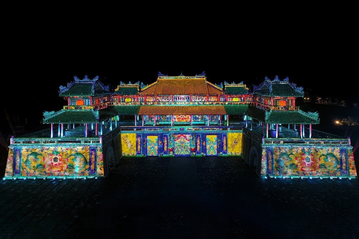 Công nghệ 3D Mapping là điểm nhấn của Lễ khai mạc.