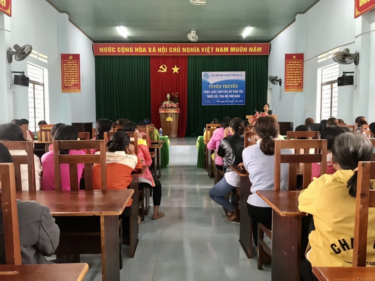 Quang cảnh buổi tuyên truyền